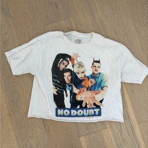 Cropped No Doubt band tee. Used once